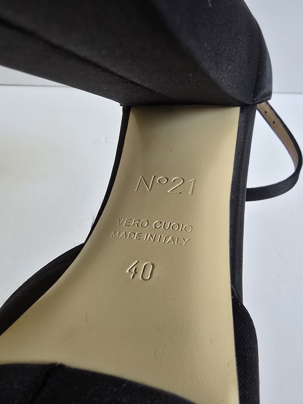 Nº21 Ankle-Strap Platform Heels Black Size 40 - Picture 11 of 13